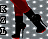 K~Black and Red BOOTS