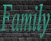 Green 3D Family Sign