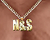 N&S Gold Necklace