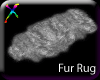 ! fur rug silver