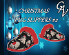 M-CHRISTMAS PUG SLIPPERS