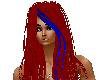 coco red and blue hair