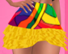 Kolor Rush Frill Skirt