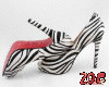 Zebra Stiletto Shoe 