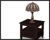 Side Table with Lamp ~