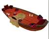 Couple luv boat animated
