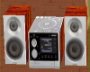 White Stereo with Music