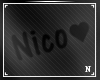N: Custom Nico Headsign