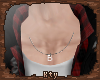 K. "B" Necklace - Male