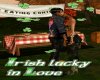 Irish Lucky in Love pose