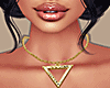 |Triangle| Gold Necklace