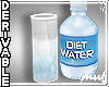 !Diet Water bottle glass