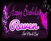 Happy Bday Raven Banner