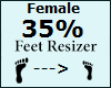 Feet Scaler 35% Female