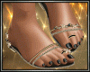 D! Golden Sandals