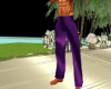 mens purple slacks