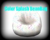 color splash bean bag
