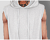 Cz' Sleeveless Hoodie W