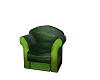 Green Scruffy Armchair