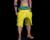 [lk] Yellow Hot shorts