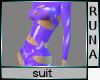 °R° Ripped Suit violet