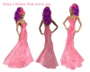 Pinkys Winter Pink Gown