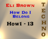 Eli Brown - How Do I