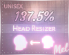 M~ Head Scaler 137.5%