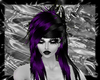 b purple emo hairs