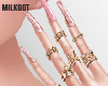 Luxury Nails + Rings Set