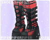 P| Patch Boots - Red v3