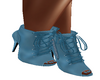 ! Suede Blue Boots