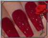 Burgundy Nails