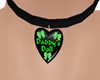 Daddy'sDoll Green Choker