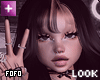 Baddie gothic fur y2k edgy doll kawaii dark aesthetics