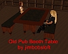Old Pub Booth Table