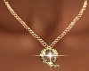 Bling Letter (Q) Ncklce~