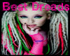 Black and Pink Dreads