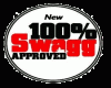 100% swagg sticker