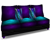 Purple Teal Couch