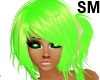 Green Lexi Rave Hair