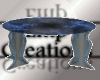{Emp}Blue Glass table