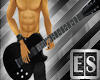 ES Black Electric Guitar
