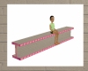Long bench with poses