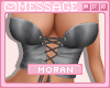 M| Grey Corset