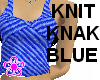 Knit Knak Blue Tank