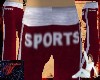 3QUARTES SPORT PANTS RED