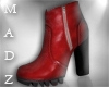 MZ! Red Leather boots F