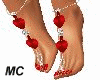 M~Valentine Jewel Feet