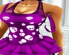 Sexy Purple Skull Dress